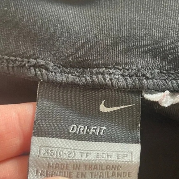 Nike Wide Leg Dri-Fit Leggings Women’s XS Black Athletic Yoga Straight Leg - Picture 2 of 6